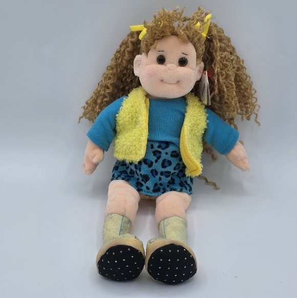 Vintage 2001 TY Beanie Boppers Pretty Patti with Tag Plush Doll - Picture 2 of 12